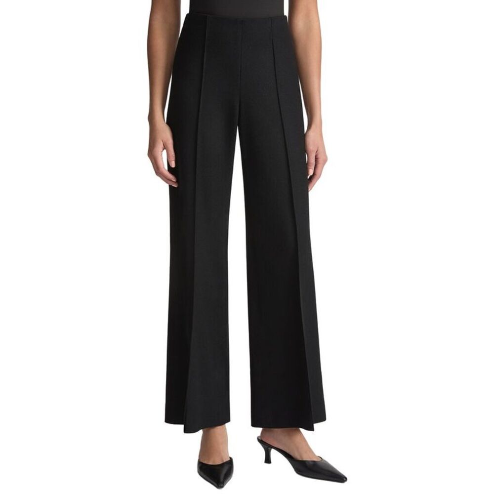 Lafayette 148 New York Womens  Beekman Cashmere & Wool Wide Leg Ankle Pant